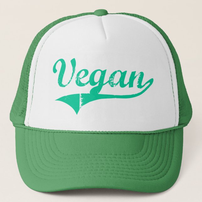 Team-vegane Hüte Truckerkappe (Vorderseite)