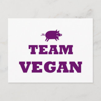 Team Vegane Postkarte