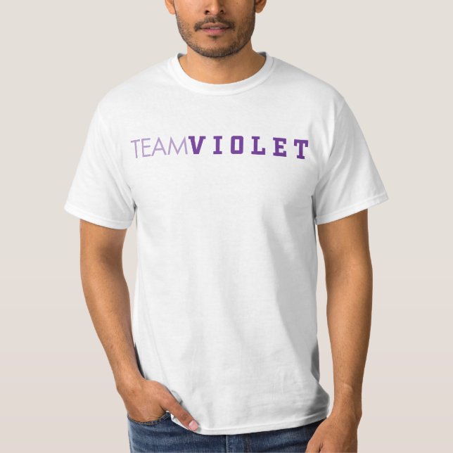 TEAM-VEILCHEN T-Shirt (Vorderseite)