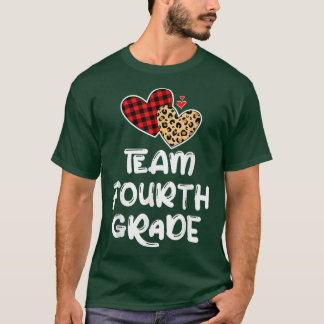 Team Vierte Klasse Funny 4. Zurück zur Schule Lehr T-Shirt