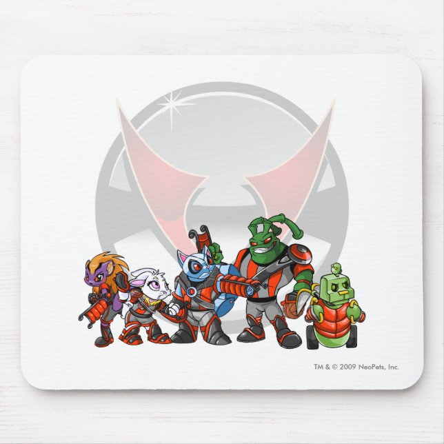 Team Virtupets Raumstations-Gruppe Mousepad (Vorne)