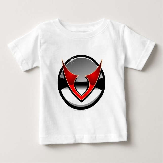 Team Virtupets Raumstations-Logo Baby T-shirt (Vorderseite)