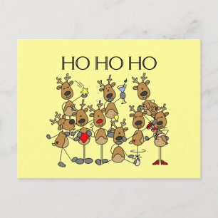 Team von Rentier T-Shirts und Geschenken Postkarte