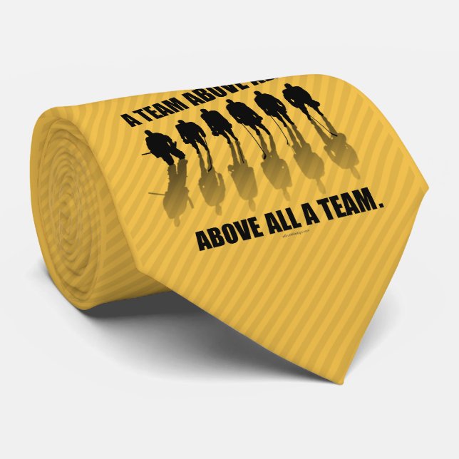 Team vor allem (Hockey) Neck Tie Krawatte (Gerollt)