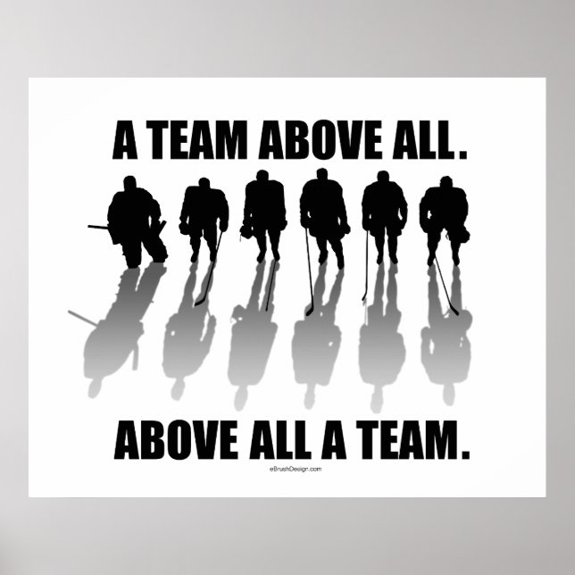 Team vor allem (Hockey) Poster (Vorne)