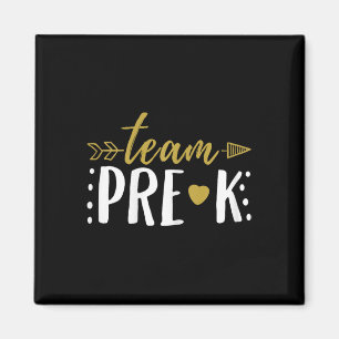 Team Vorschul-Lehrer Schüler Pfeil  Magnet