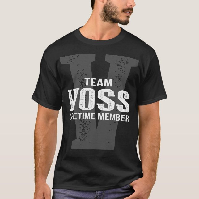 Team VOSS Lifetime-Mitglied T-Shirt (Vorderseite)