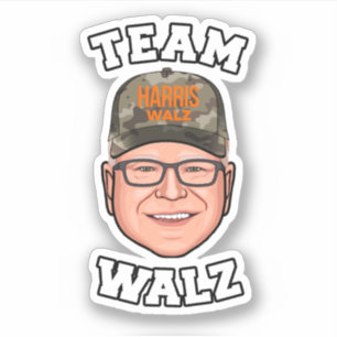 Team Walz Aufkleber