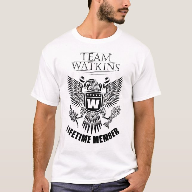 Team Watkins Lifetime-Mitglied T-Shirt (Vorderseite)