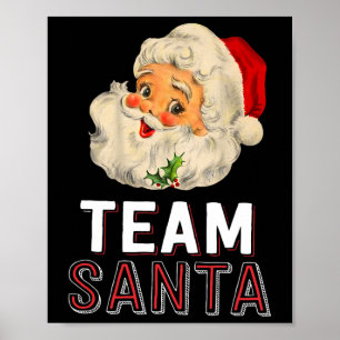 Team Weihnachten Familie Matching Pajamas T-Shirts Poster