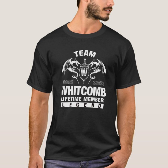 Team Whitcomb Lifetime-Mitglied T-Shirt (Vorderseite)