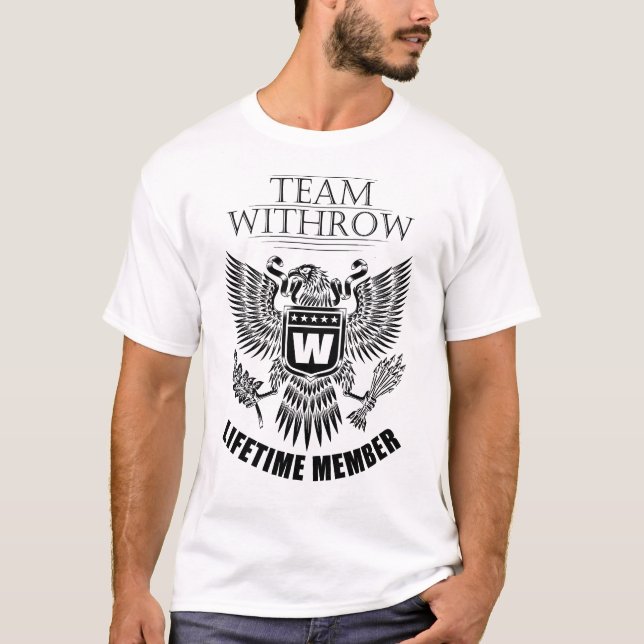 Team Withrow Lifetime-Mitglied T-Shirt (Vorderseite)