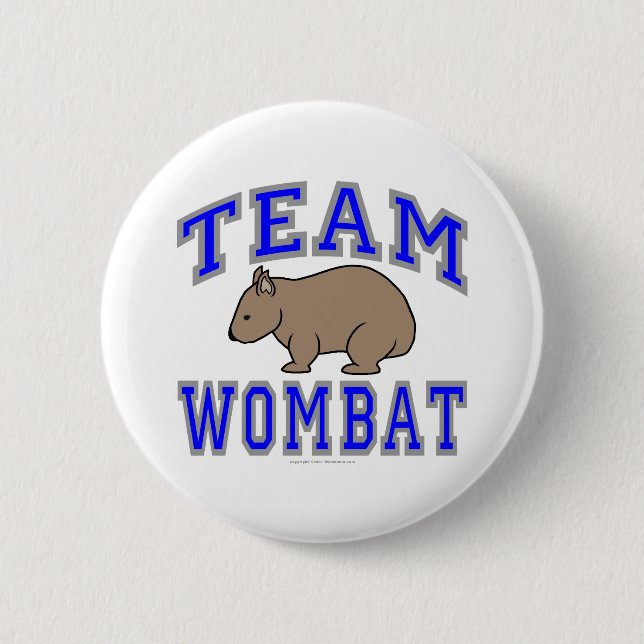 Team Wombat II Button (Vorderseite)
