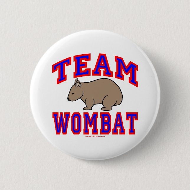 Team Wombat VI Button (Vorderseite)