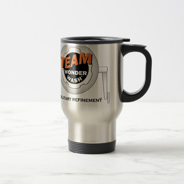 Team WonderWash Reise-Tasse Reisebecher (Rechts)