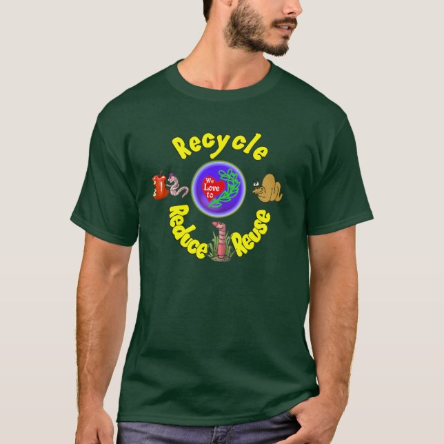 Team Worm.:-) T-Shirt (Vorderseite)