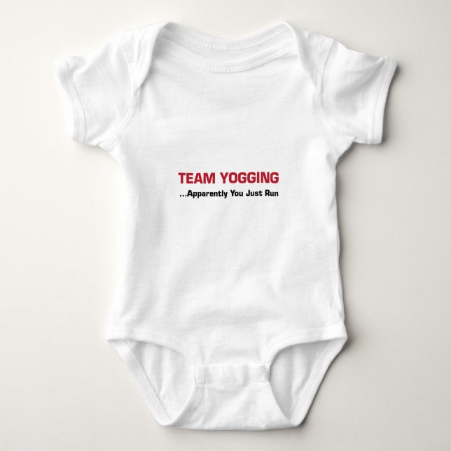 Team Yogging Baby Strampler (Vorderseite)