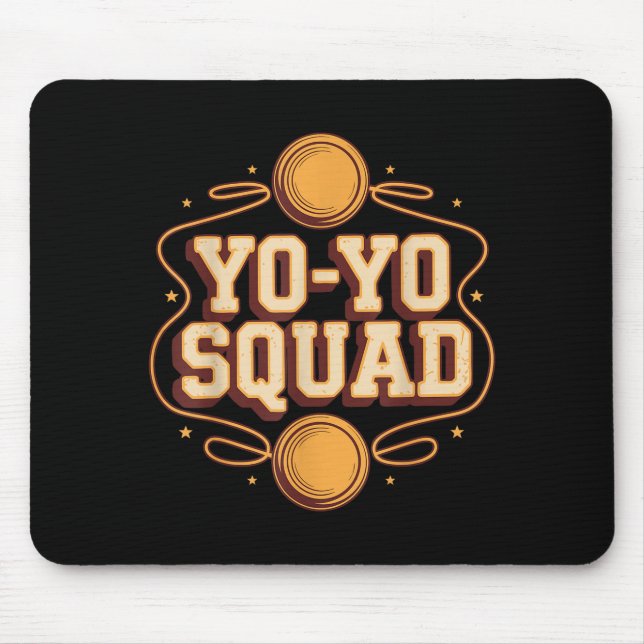 Team Yoyo Player Squad Yo-yo  Mousepad (Vorne)