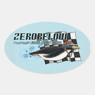Team zerobelow - Aufkleber
