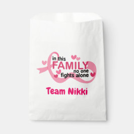 Team zur Unterstützung von Brustkrebs Pink Ribbon  Geschenktütchen