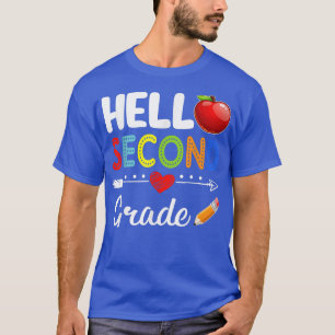 Team zweite Klasse Hallo 2. Klasse zurück zur Schu T-Shirt