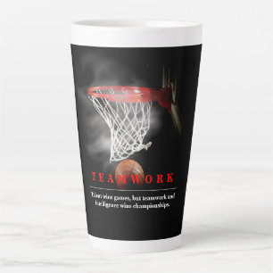 Teamarbeit Basketball Motivierend Inspirierend Milchtasse