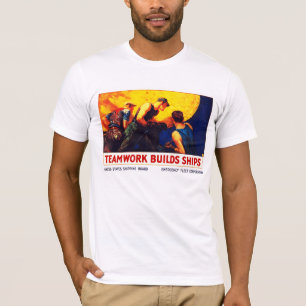 Teamarbeit baut Schiffe T-Shirt