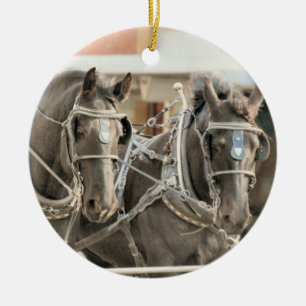 Teamarbeit Keramik Ornament