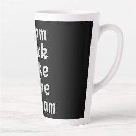 Teamarbeit macht die Traumsammlung Milchtasse