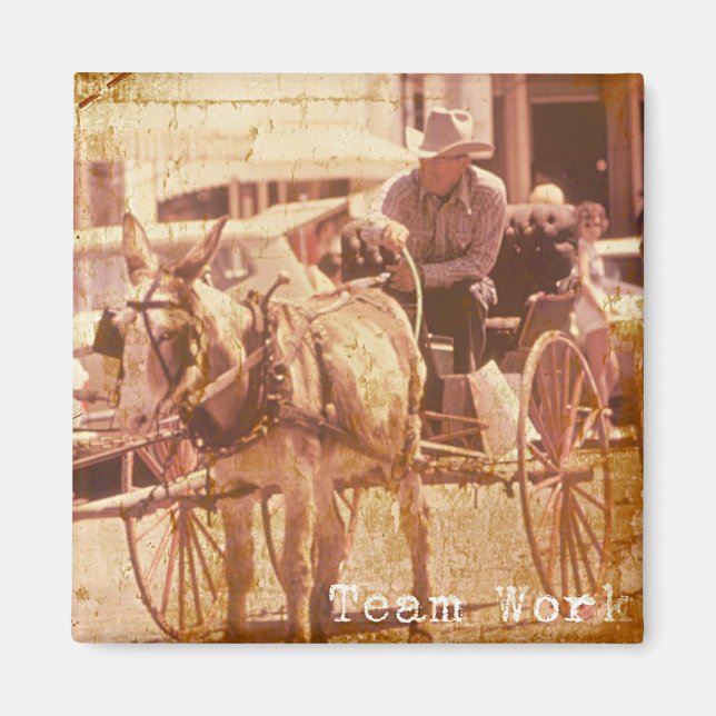 Teamarbeit Magnet (Vorne)