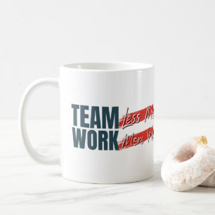 Teamarbeit Motivationsbüro Unternehmensgeschenk Kaffeetasse