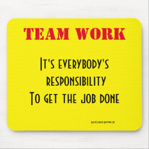 Teamarbeit Mousepad