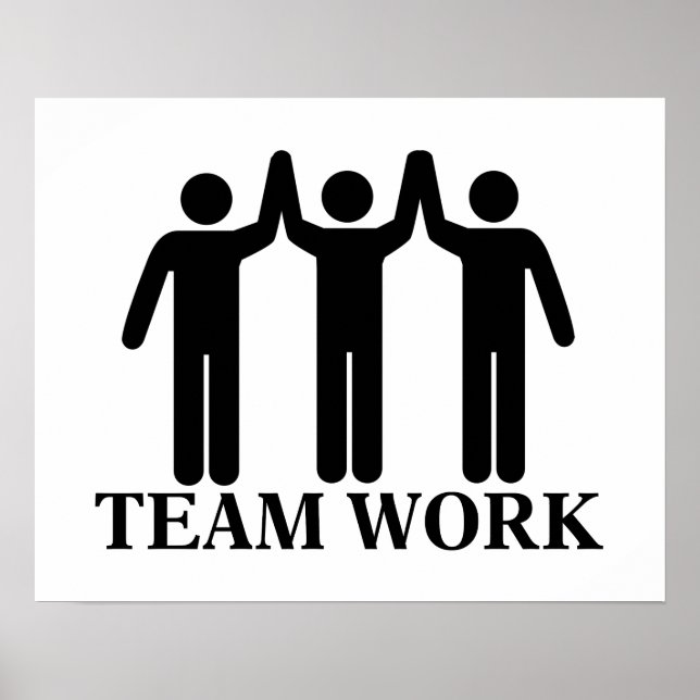 Teamarbeit Poster (Vorne)