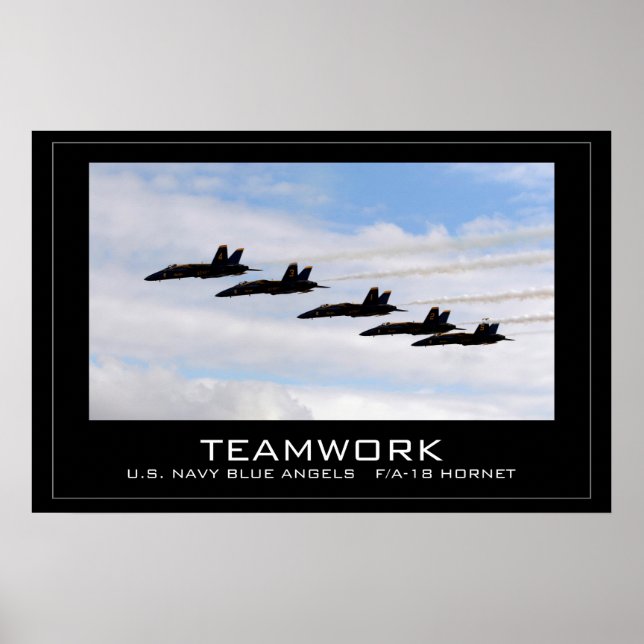 Teamarbeit Poster (Vorne)