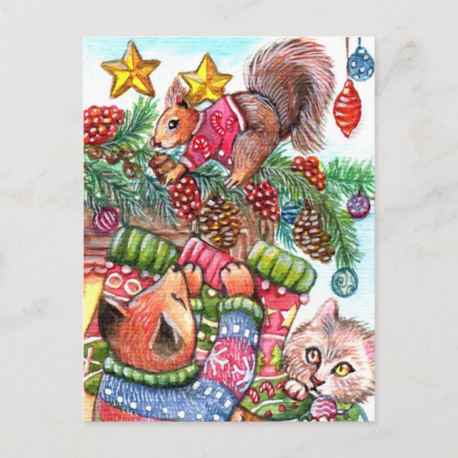 Teamarbeit Postkarte (Vorderseite)