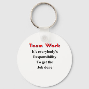 Teamarbeit Schlüsselanhänger