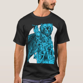 #Teamb3ar - Schlachtfeld-Bärn-Blau T-Shirt