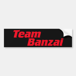 TeamBanzaiaufkleber Autoaufkleber