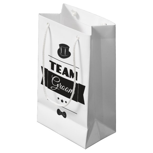 Teambildung Kleine Geschenktüte (Vorderseite Schrägansicht)
