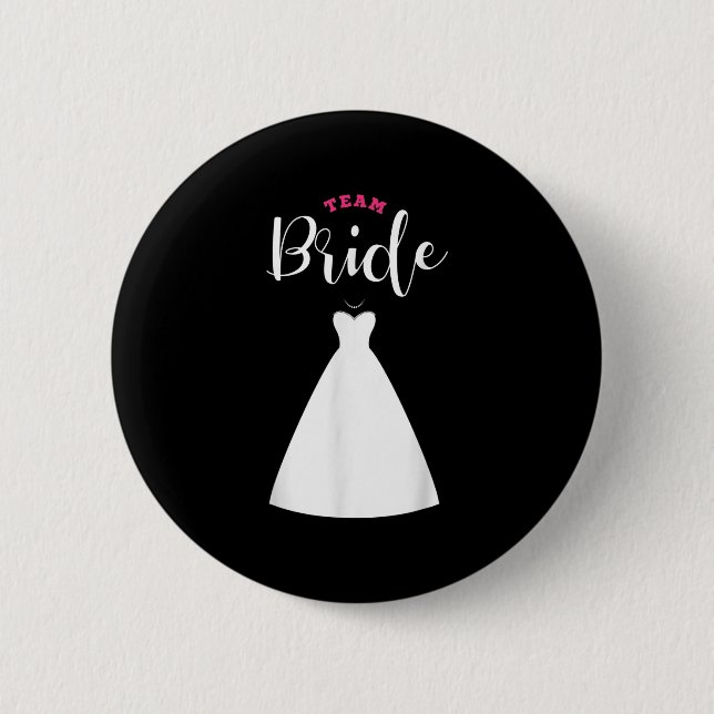 Teambride Team Groom Bachelor Party Hochzeit Button (Vorderseite)
