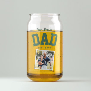 Teamdad Familienname 1 Foto sportlich grün Dosenglas