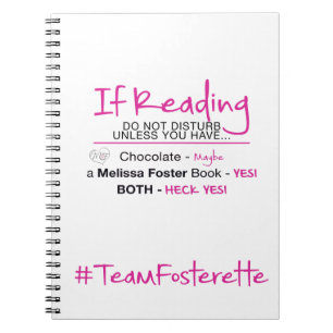 #TeamFosterette if Reading nicht stören Notebook Notizblock