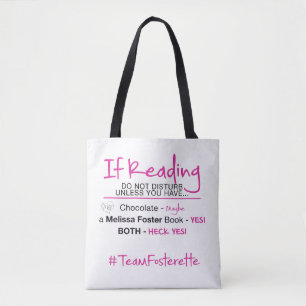 #TeamFosterette Wenn Sie lesen, wird die gesamte V Tasche