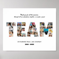 Teamfoto Collage Colleague Farewell Party