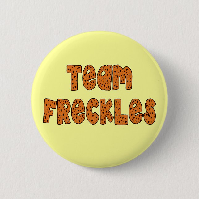 Teamfreckles-T-Shirts, Kapuzenpullis, Knöpfe Button (Vorderseite)