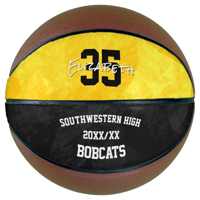 Teamgeist der schwarzen Goldmädchen Basketball (Vorderseite)