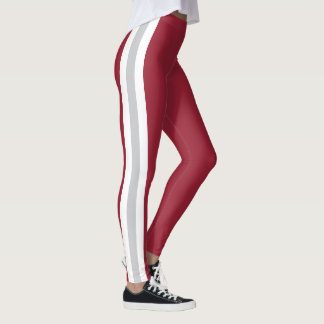 Teamgeist von Arkansas in Rot Leggings