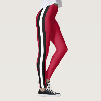 Teamgeist von Georgia in Rot Leggings
