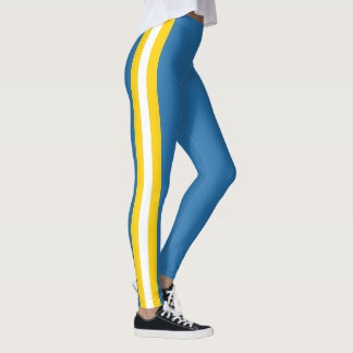 Teamgeist von Kalifornien in Blau Leggings