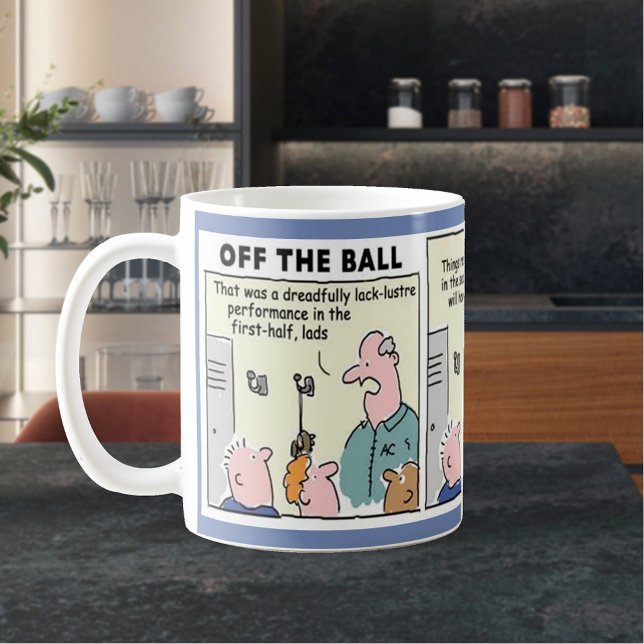 Teamgespräch des Managers für Fußballbälle Kaffeetasse (Von Creator hochgeladen)